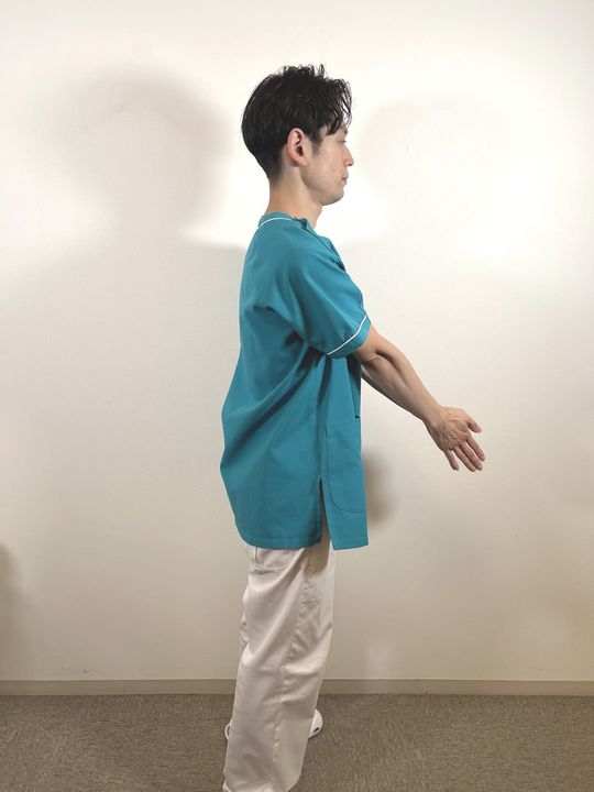 肩の可動域テスト①