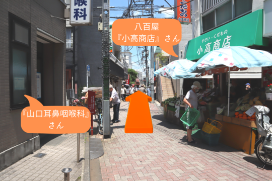 にしおぎ整体院道順③