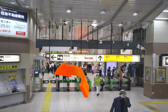 にしおぎ整体院道順①