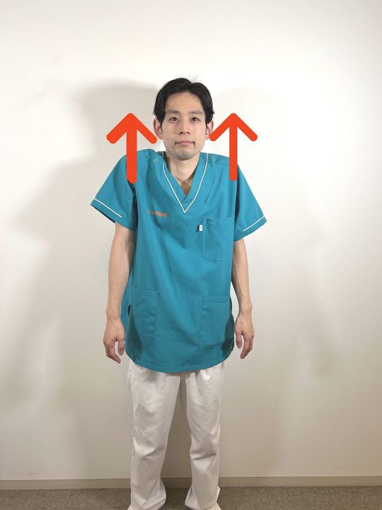 肩の可動域テスト③
